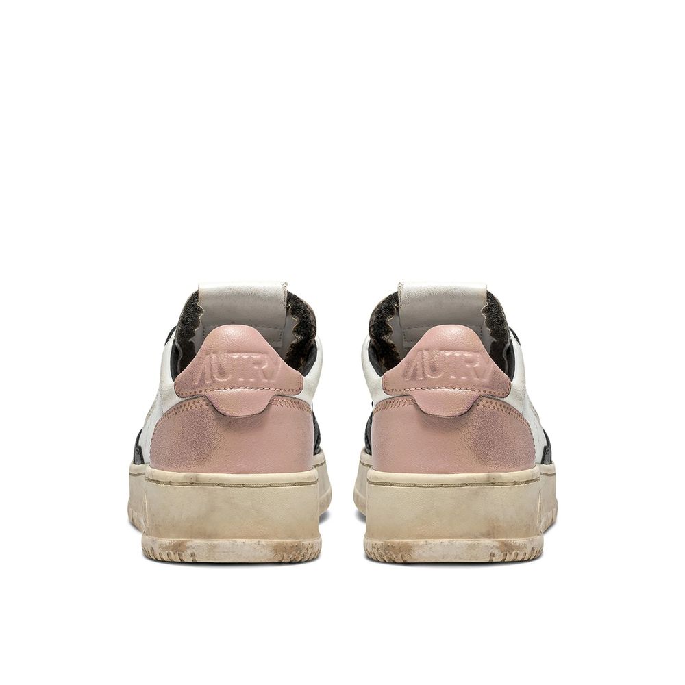 Autry – Weiße niedrige Leder-Sneaker