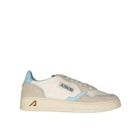 Autry – Weiße niedrige Leder-Sneaker