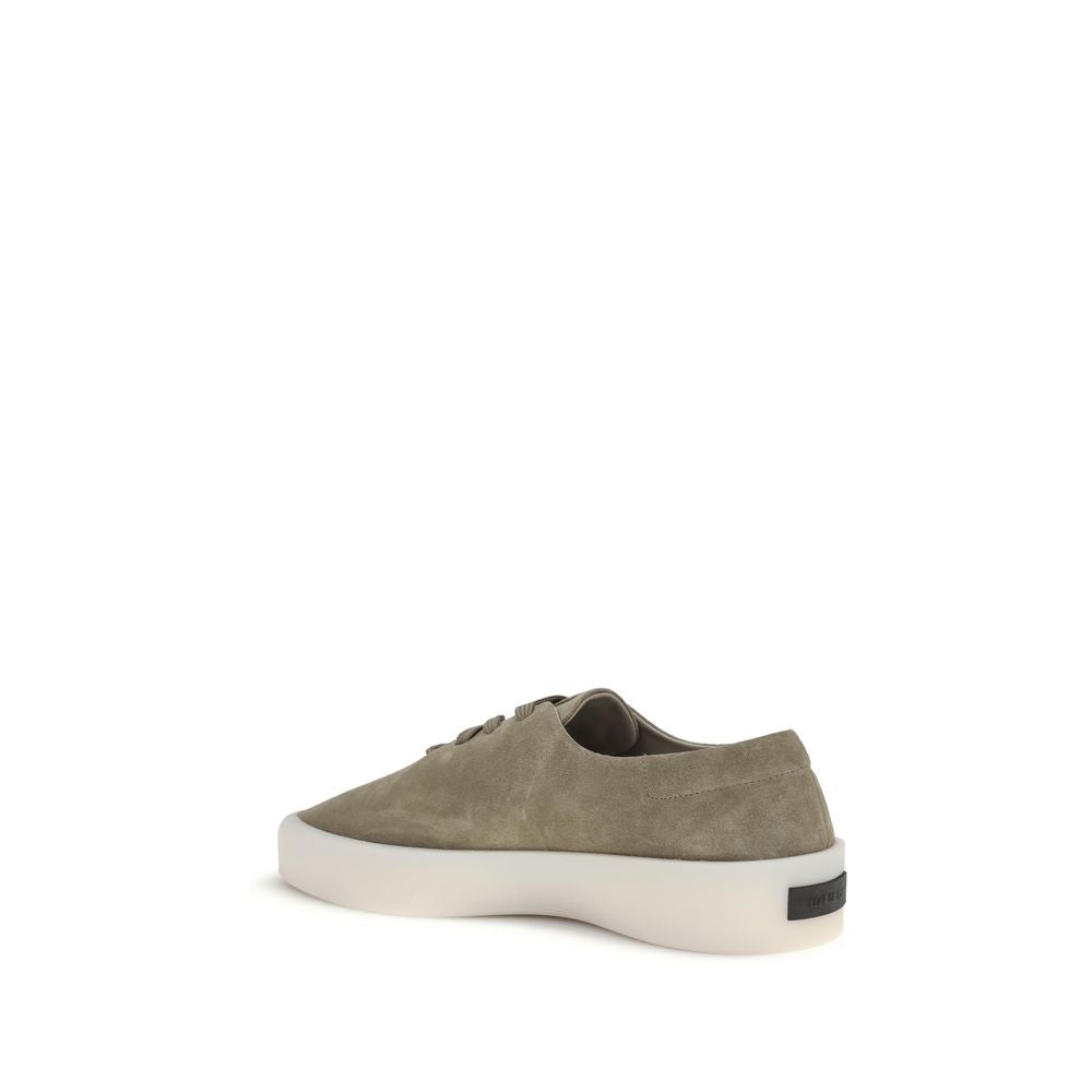 Fear Of God Beige Leder Sneaker mit niedrigem Schaft