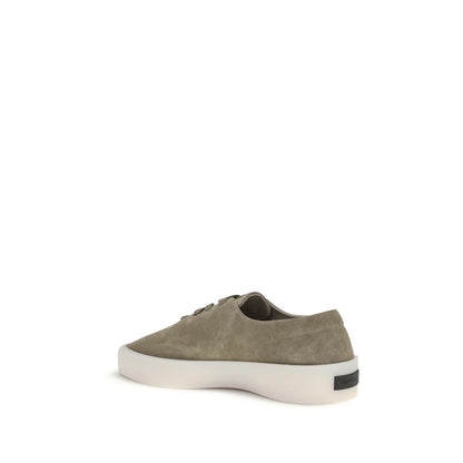 Fear Of God Beige Leder Sneaker mit niedrigem Schaft