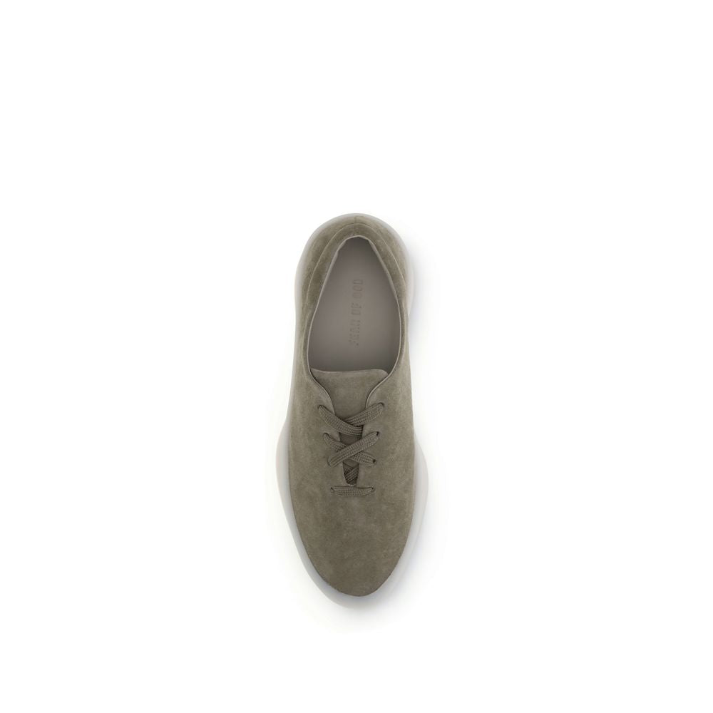 Fear Of God Beige Leder Sneaker mit niedrigem Schaft