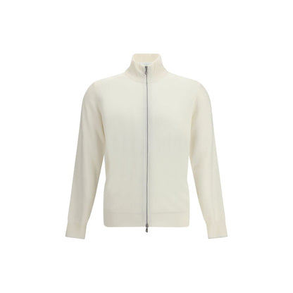 Brunello Cucinelli Kaschmircardigan in Weiß