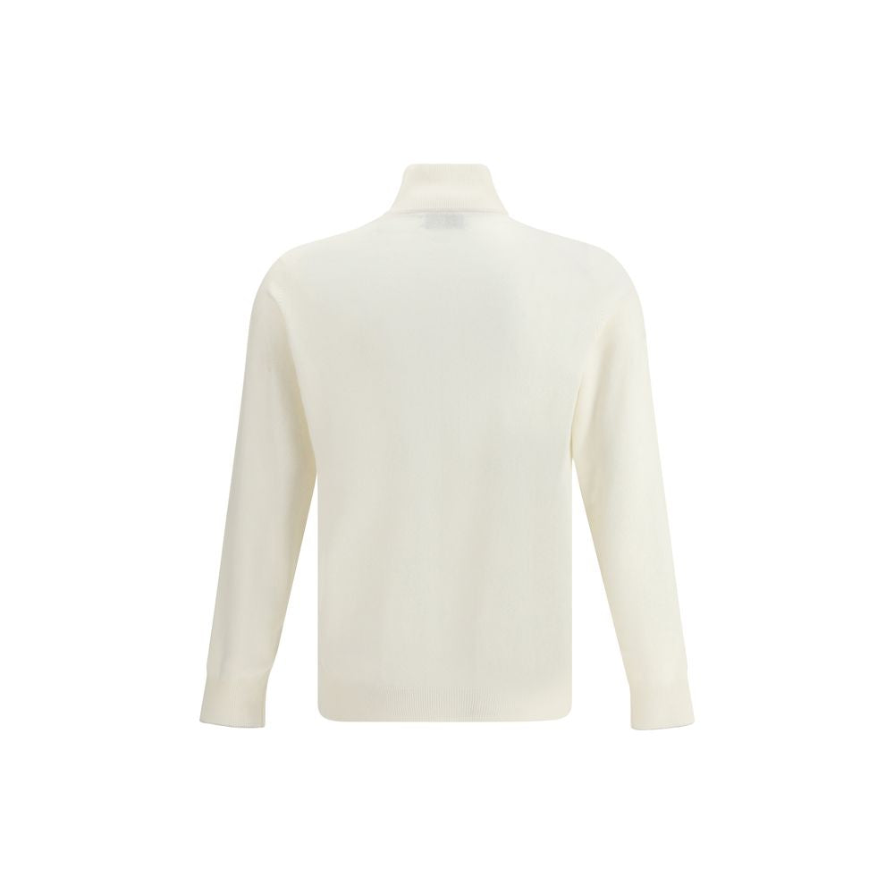 Brunello Cucinelli Kaschmircardigan in Weiß