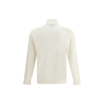 Brunello Cucinelli Kaschmircardigan in Weiß