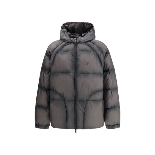 Represent Black Nylon Full-Length Jacket