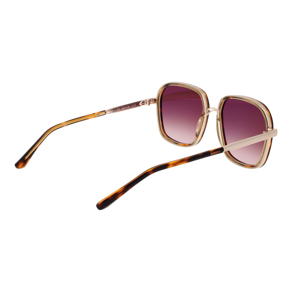 Sandro Braune Acetat-Sonnenbrille