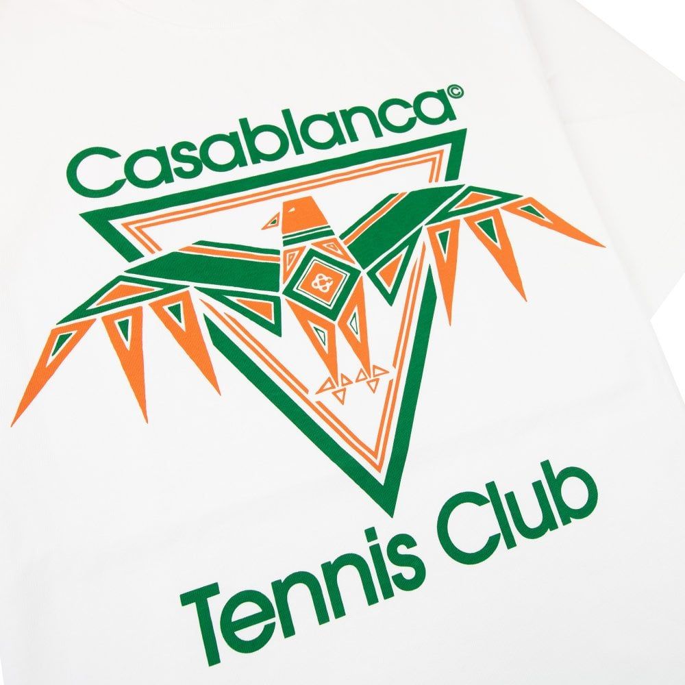 Casablanca Weißes Baumwoll-T-Shirt