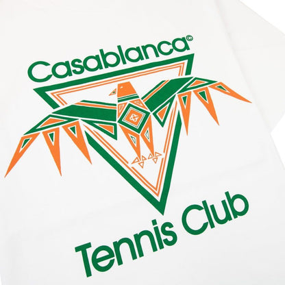 Casablanca Weißes Baumwoll-T-Shirt