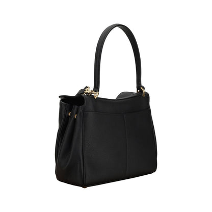 Balenciaga Schultertasche aus schwarzem Kalbsleder Bos Taurus