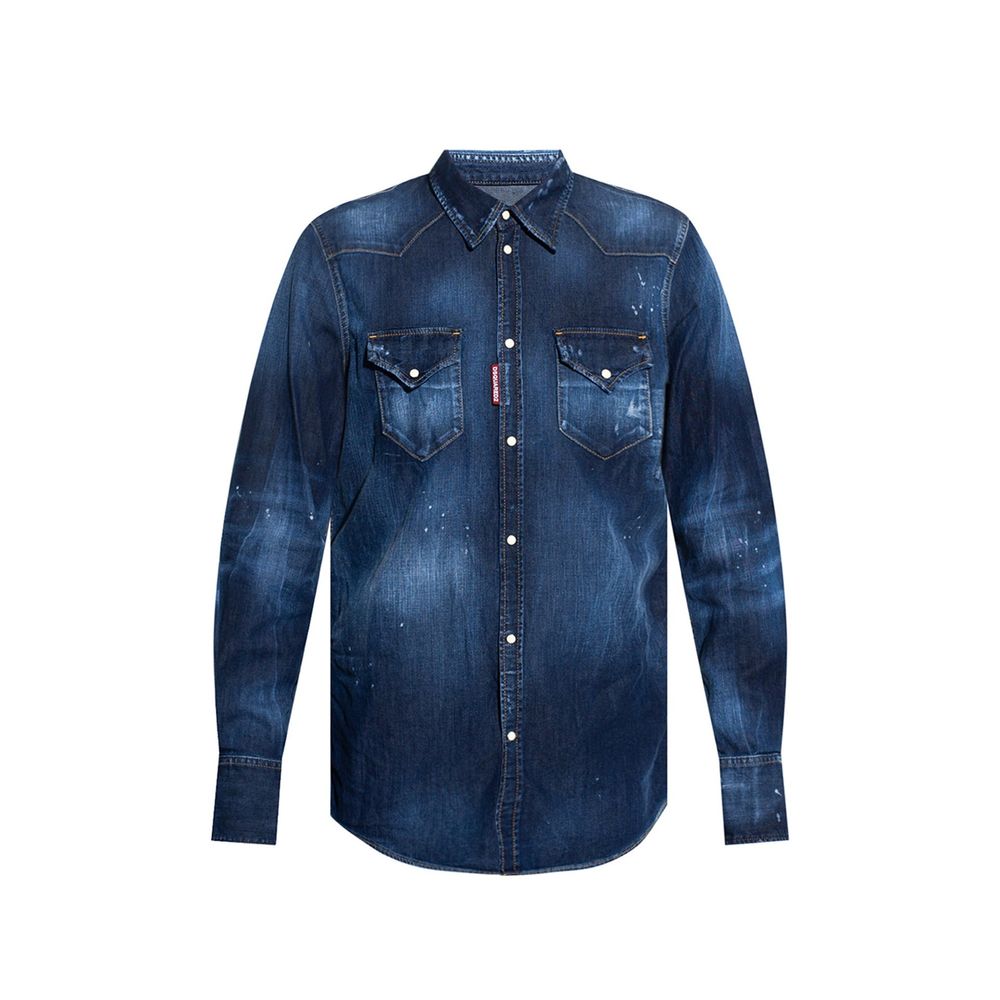 Dsquared² Jeanshemd in Blau