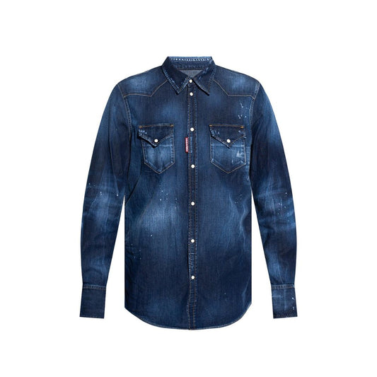 Dsquared² Jeanshemd in Blau