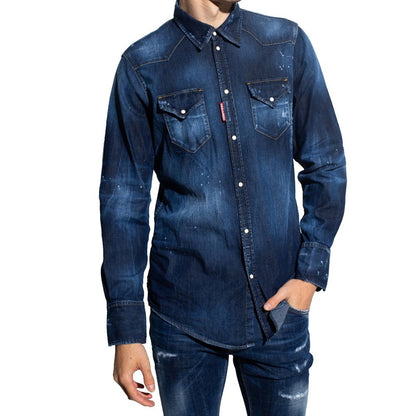 Dsquared² Jeanshemd in Blau