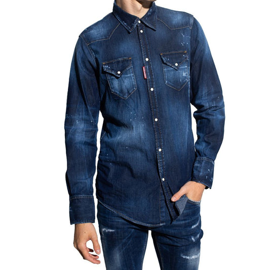 Dsquared² Jeanshemd in Blau