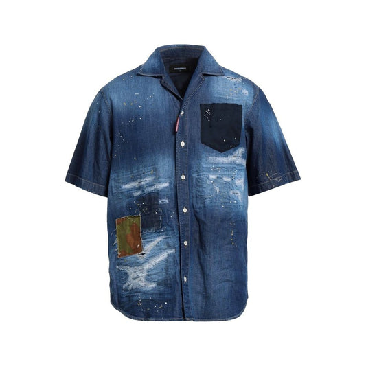 Dsquared² Jeanshemd in Blau
