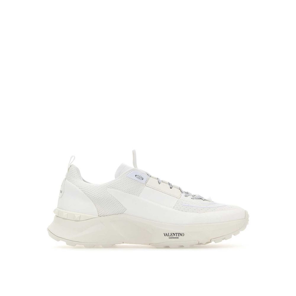 Valentino Garavani – Sportliche Sneakers aus weißem Stoff