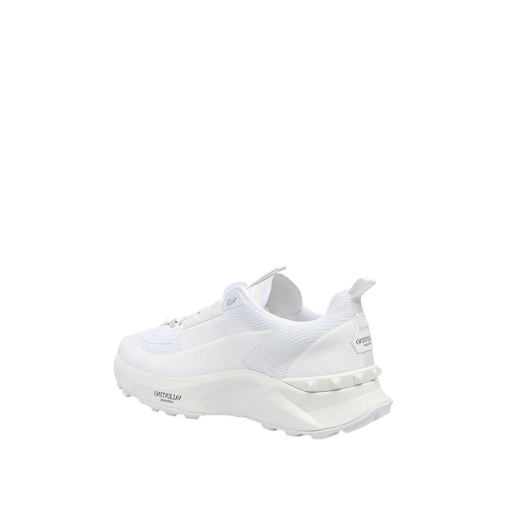 Valentino Garavani – Sportliche Sneakers aus weißem Stoff