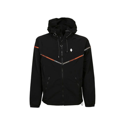 Marcelo Burlon Black Polyamide Shell Jacket