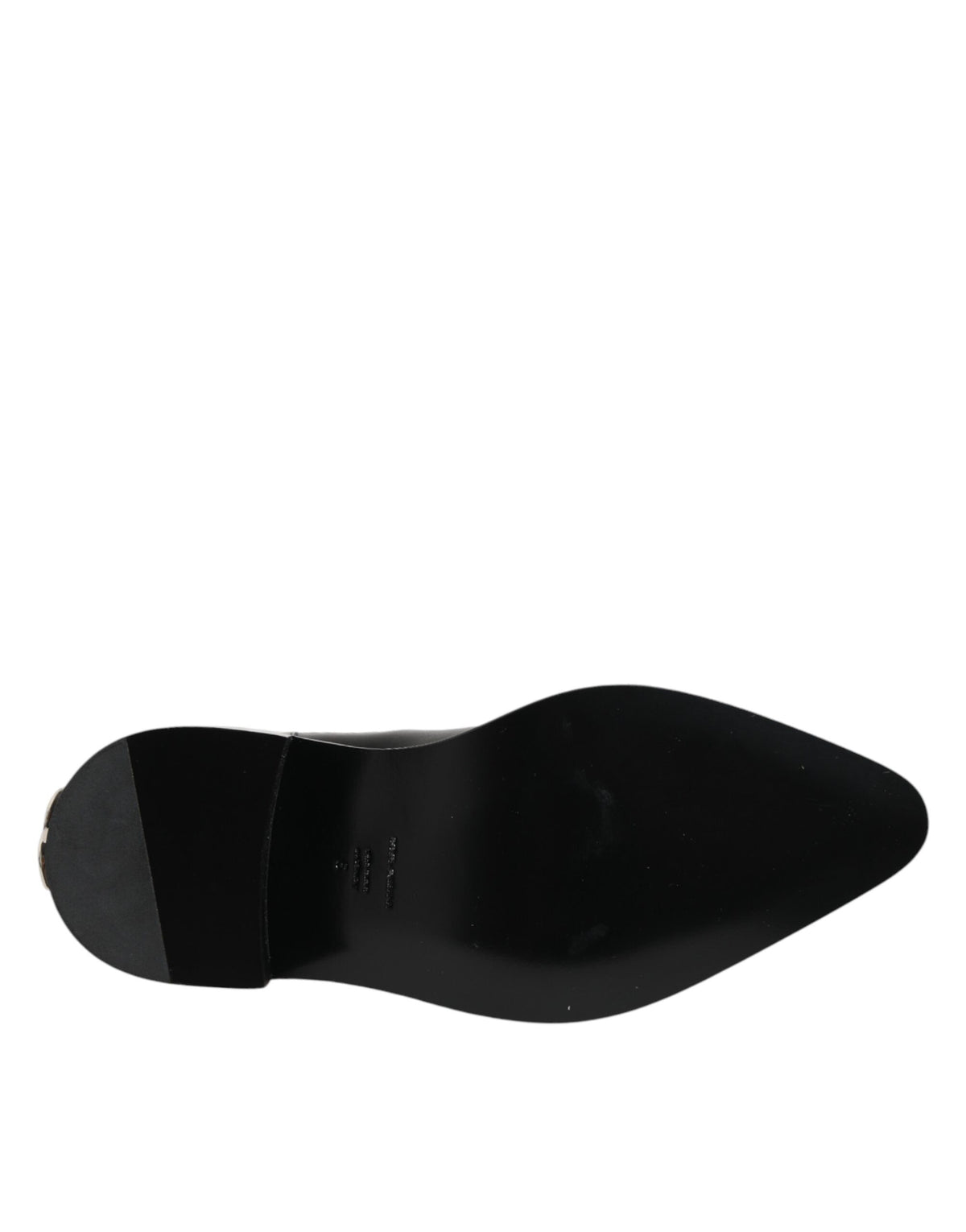 Dolce & Gabbana Black Studded Chelsea Short Ankle Boots Shoes