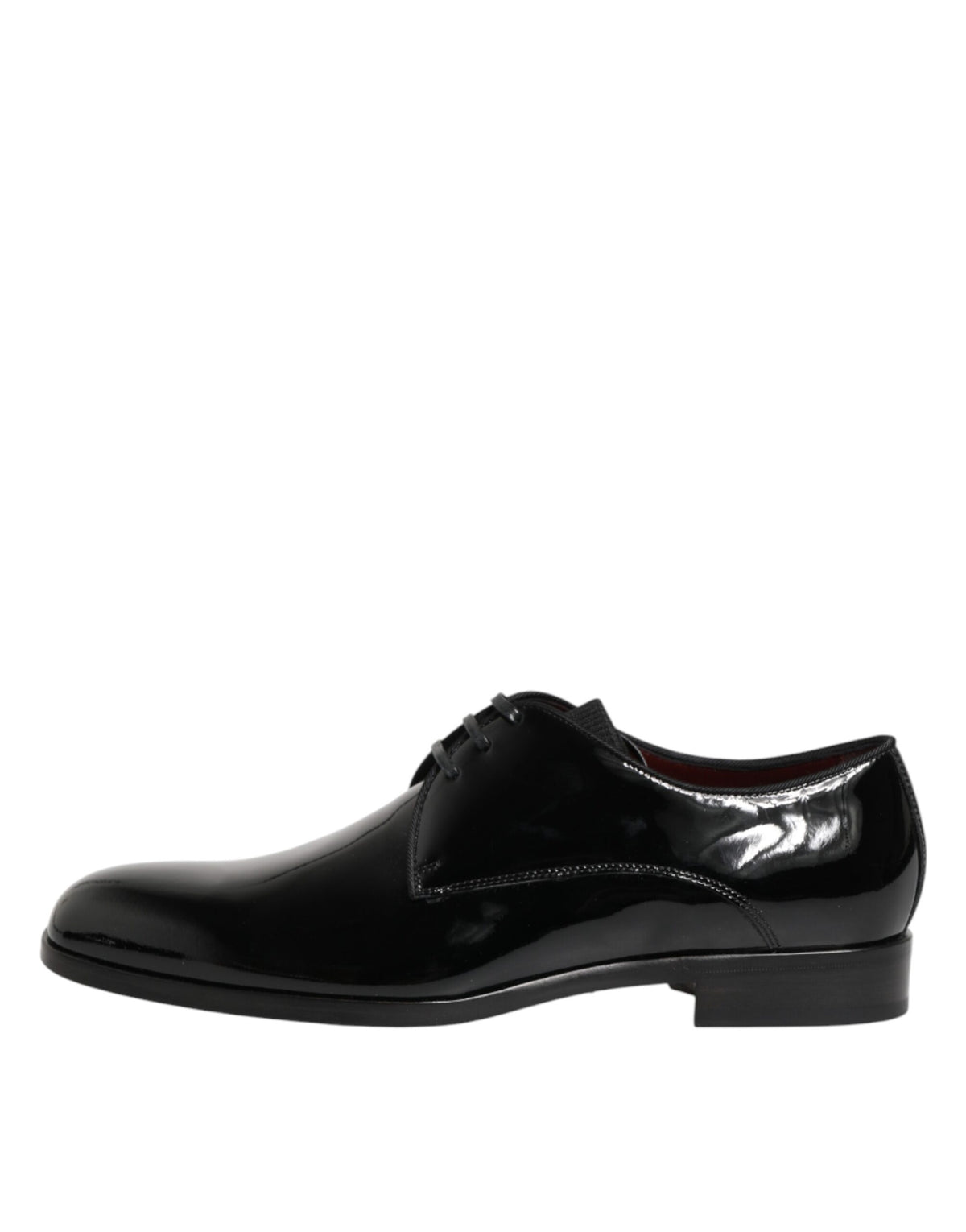 Dolce & Gabbana Schwarze Derby-Schnürschuhe aus Kalbsleder