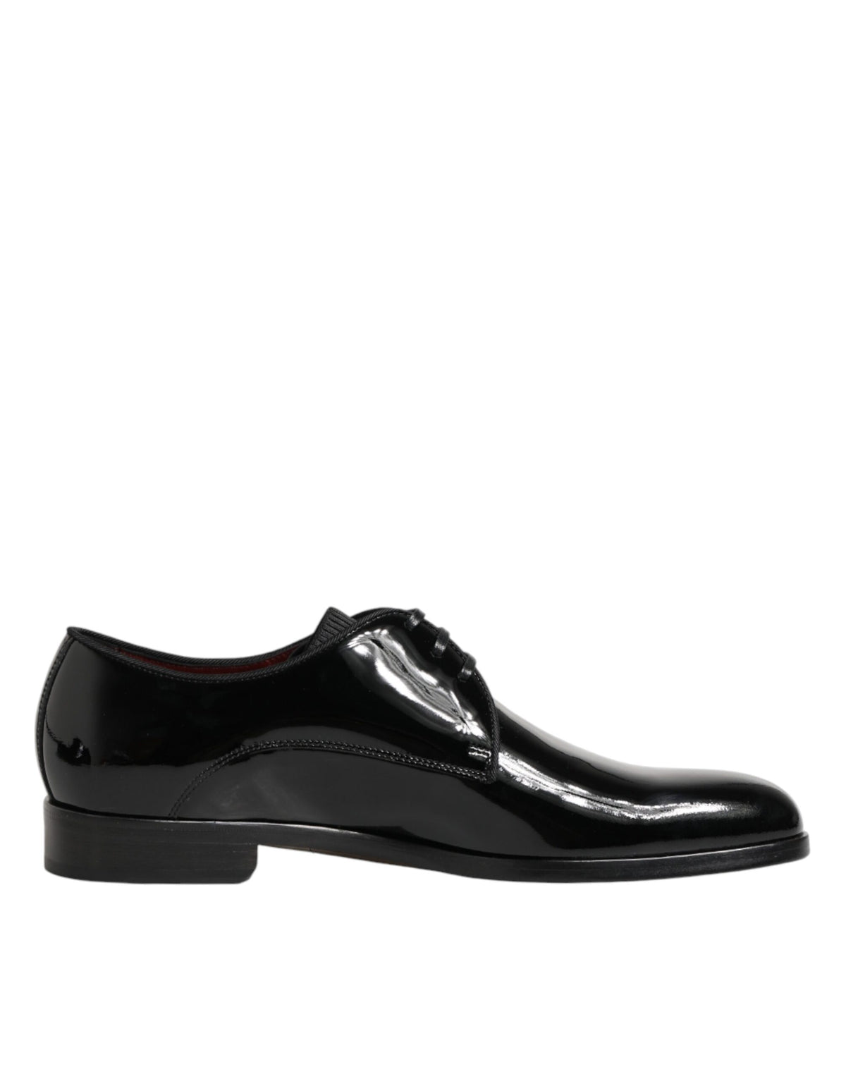 Dolce & Gabbana Schwarze Derby-Schnürschuhe aus Kalbsleder