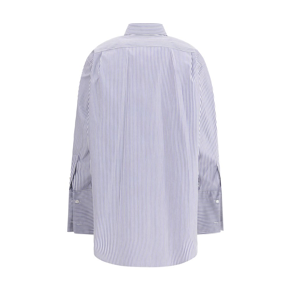 The Row Blue Cotton Dress Shirt