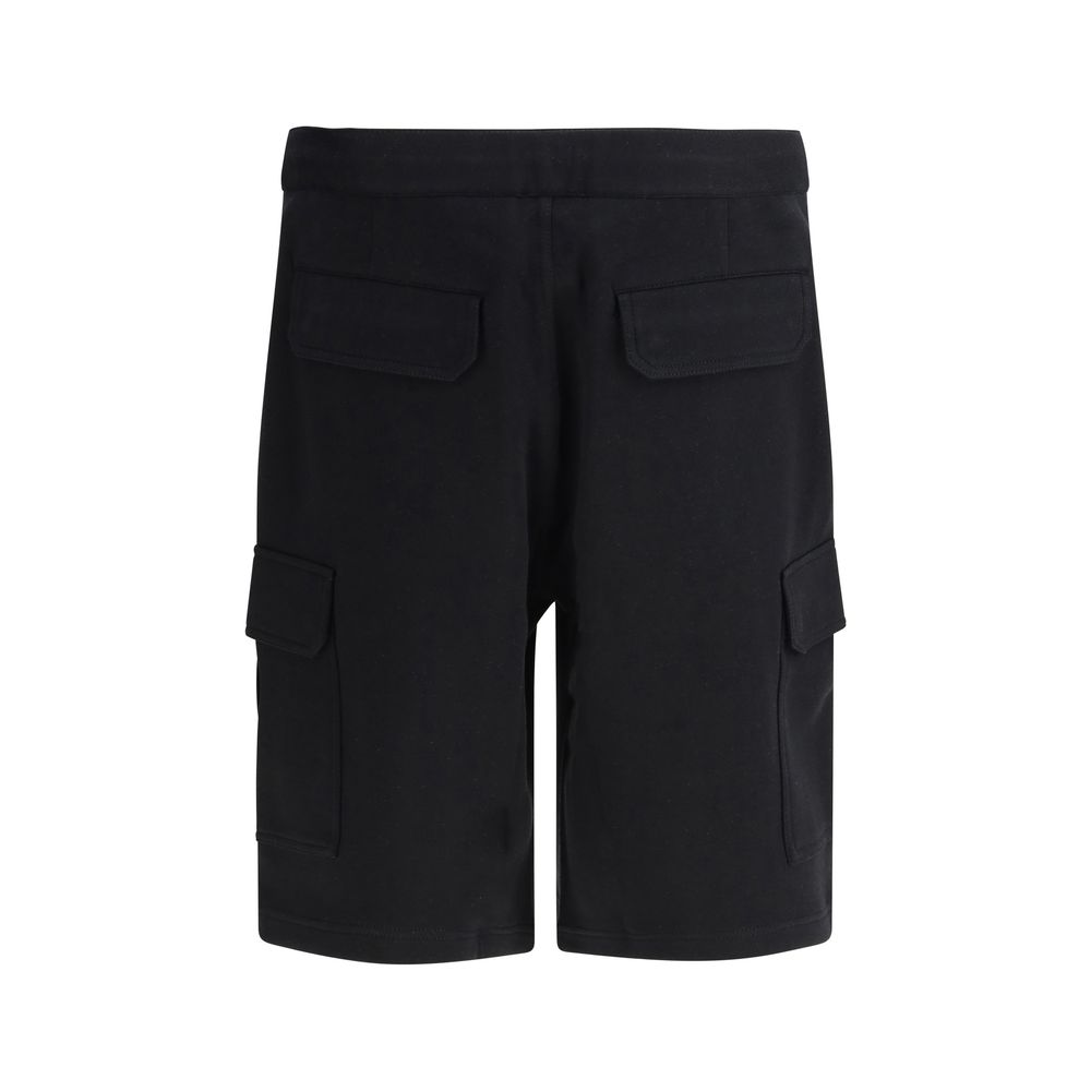 Brunello Cucinelli Black Cotton Bermuda Shorts
