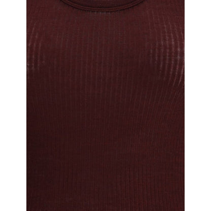 Forte_Forte Brown Fleece Wool Top