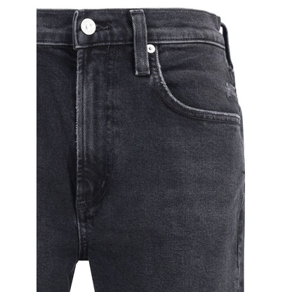 Citizens of Humanity Blue Cotton Straight-Leg Jeans
