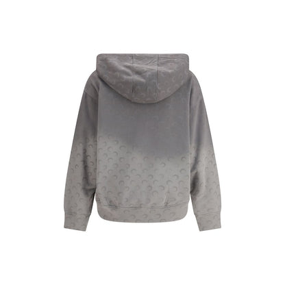 Marine Serre Gray Cotton Sweatshirt