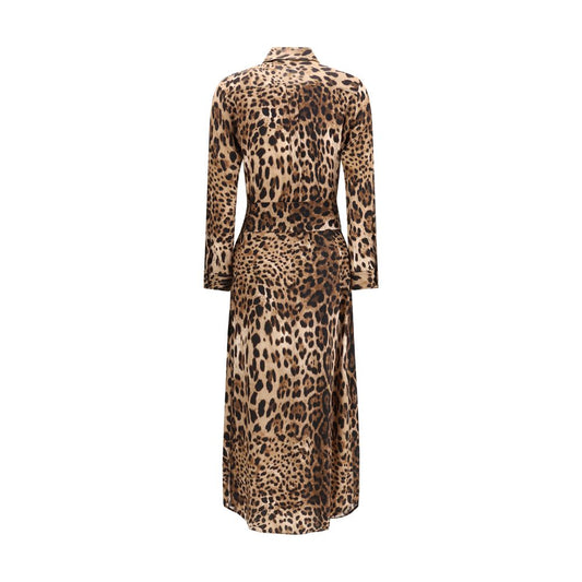 Ella Multicolor Silk Casual Dress