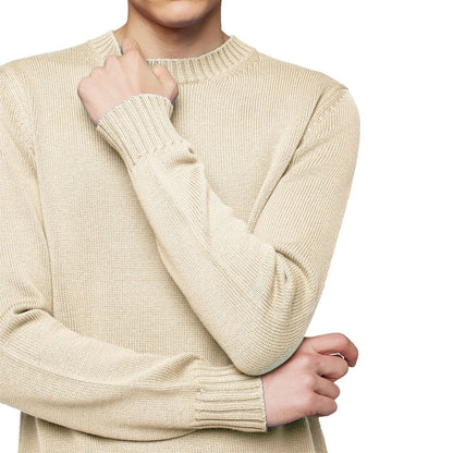 Alpha Studio White Cashmere Sweater