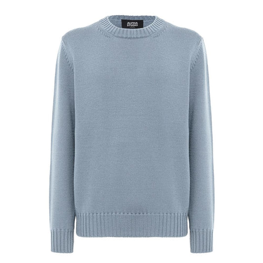 Alpha Studio Gray Cashmere Sweater
