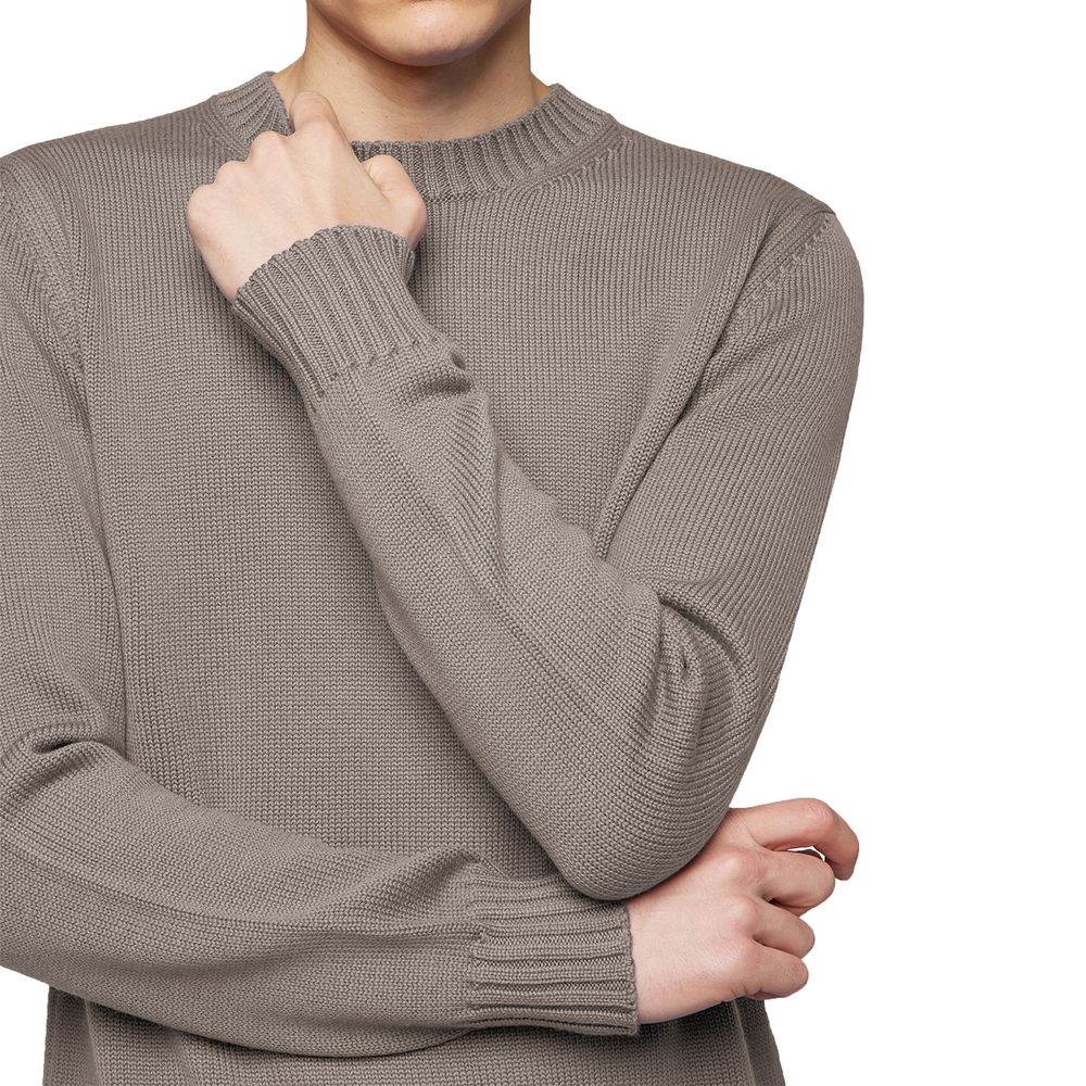 Alpha Studio Beige Cashmere Sweater
