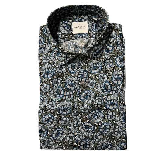 Bagutta Multicolor Cotton Men Shirt
