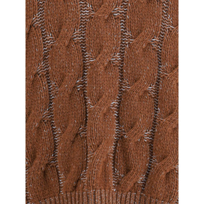 Marni Brown Fleece Wool Sweatshirt