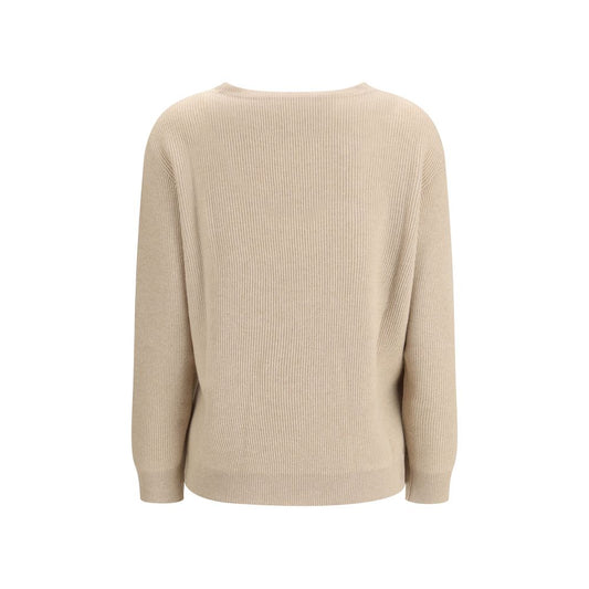 Brunello Cucinelli Beige Cashmere Cashmere Sweater