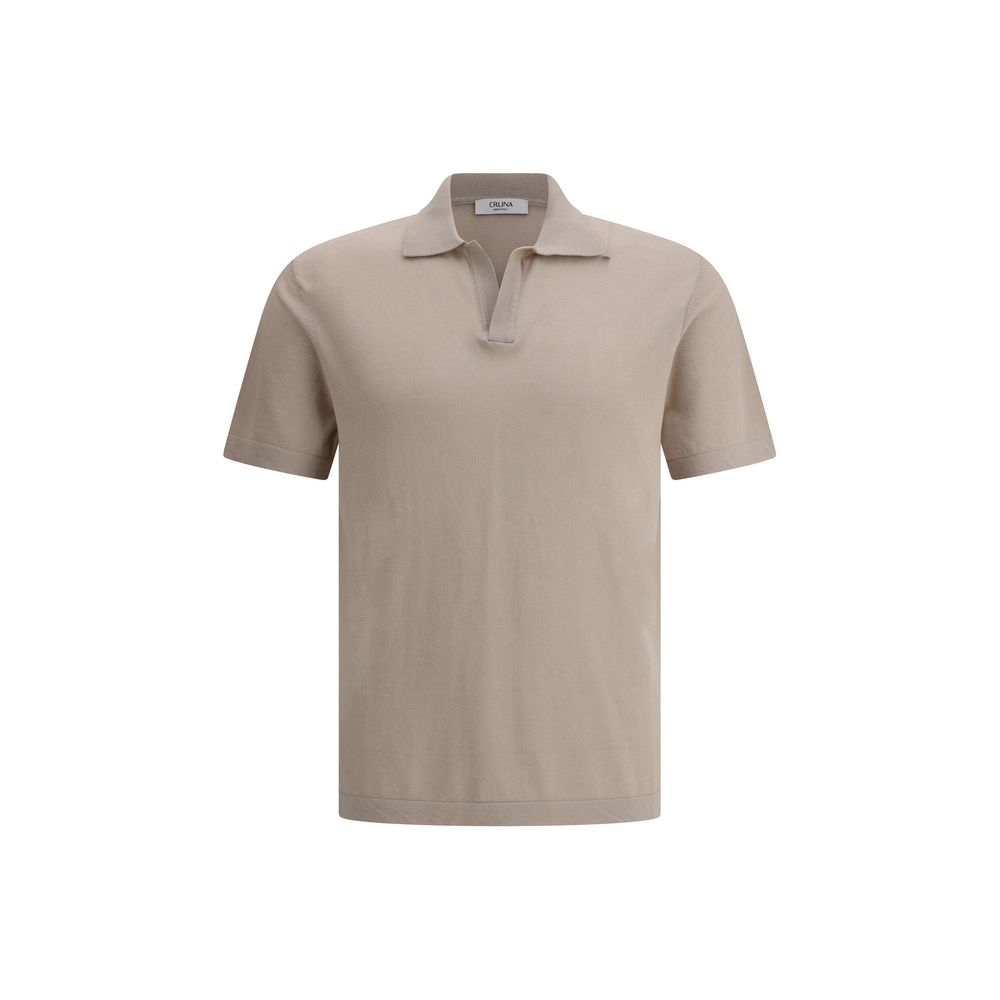 Cruna Beige Cotton Polo Shirt