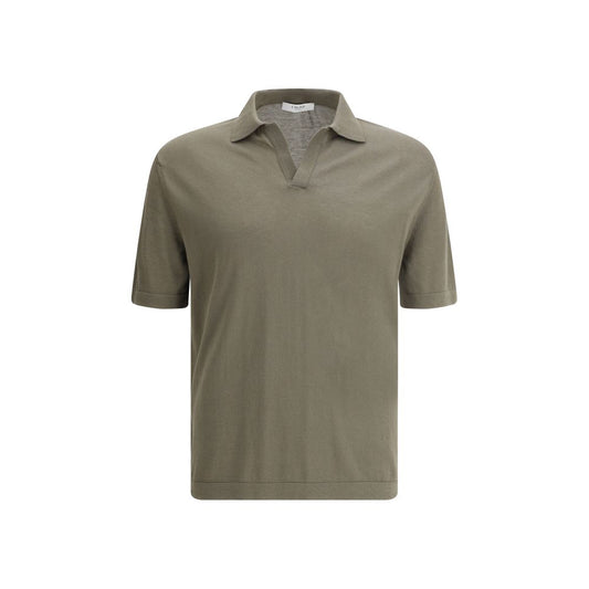 Cruna Green Cotton Polo Shirt