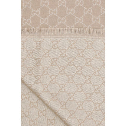 Gucci Beige Wool Scarf