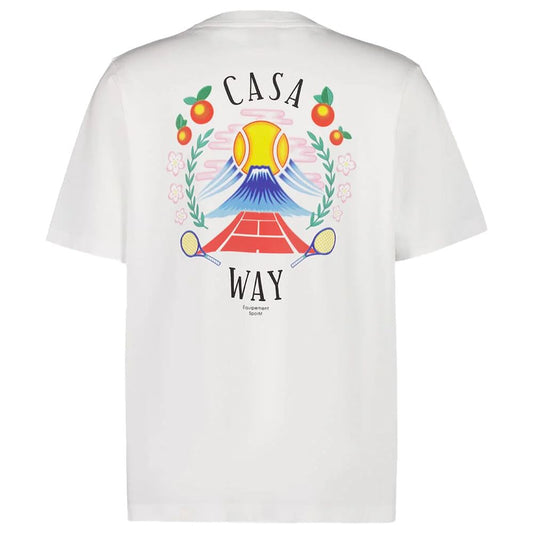 Casablanca White Cotton T-Shirt