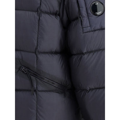 C.P. Company Blue Nylon Full-Length Jacket
