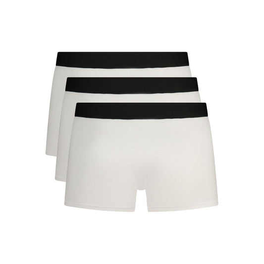 Bikkembergs White Cotton Men Boxer Short