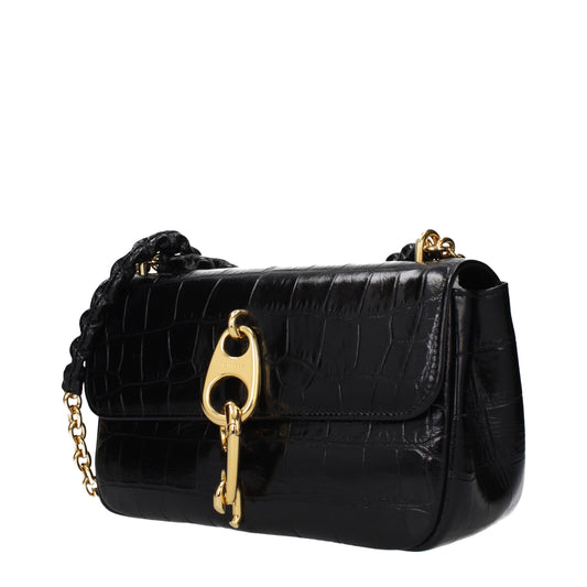 Tom Ford Black Leather Shoulder Bag