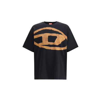 Diesel Black Cotton T-Shirt
