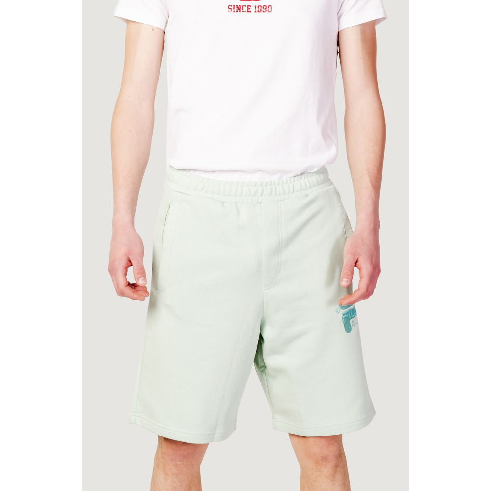 Fila Green Cotton Bermuda Shorts