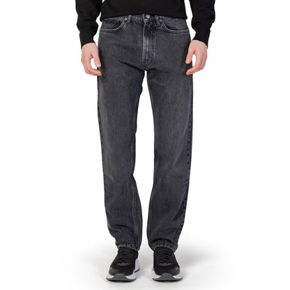 Hugo Boss Black Cotton Relaxed Fit Jeans