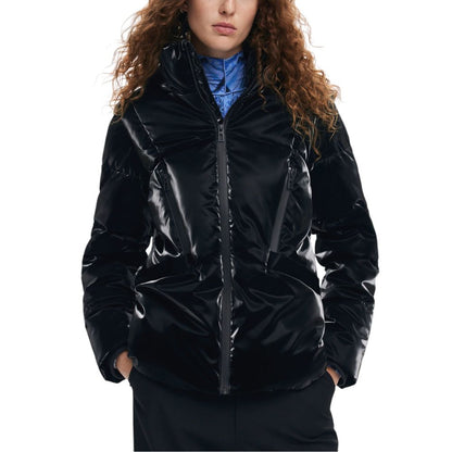 Desigual Black Polyester Coat