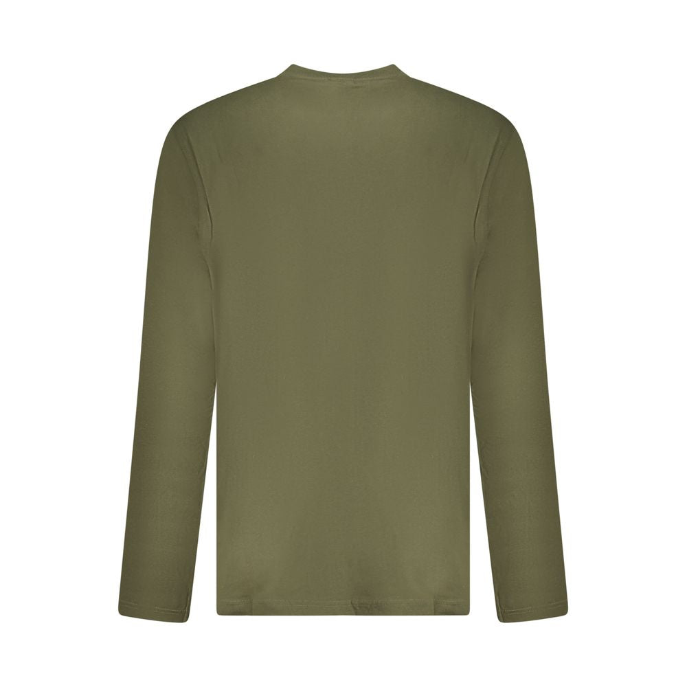 North Sails Green Cotton Men T-Shirt