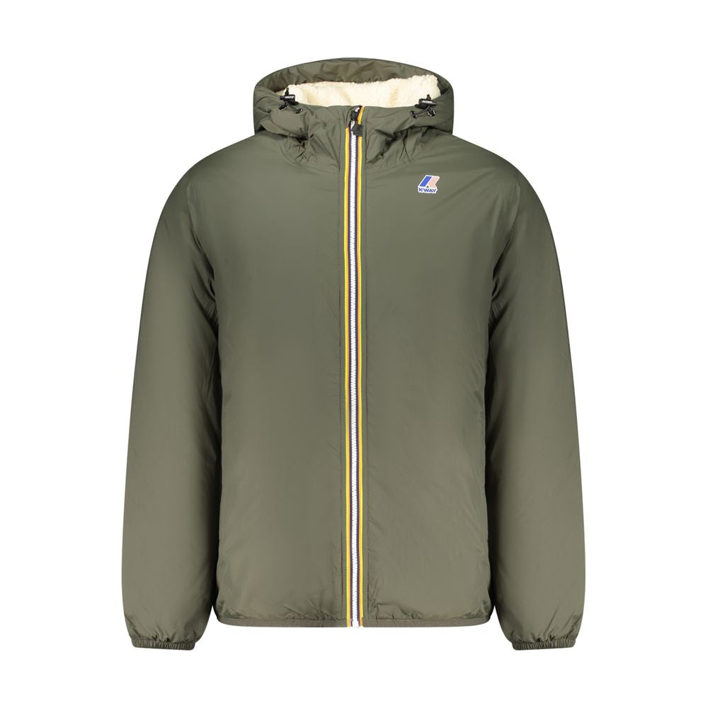 K-WAY Green Polyamide Men Jacket