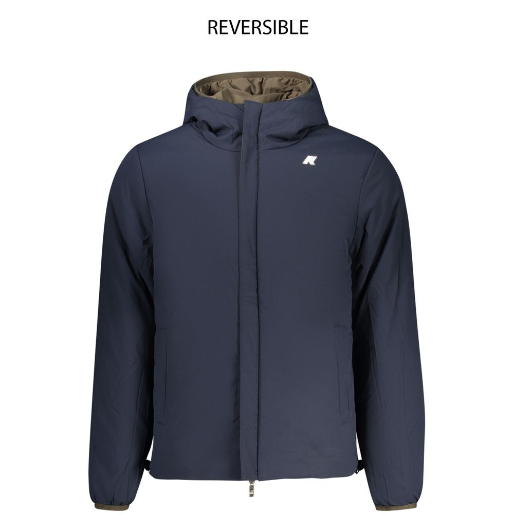 K-WAY Green Nylon Men Reversible Jacket